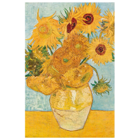 Puzzle Londji Sunflowers Van Gogh (PZ128) Numărul de piese: 150, Vârsta recomandată: 6+