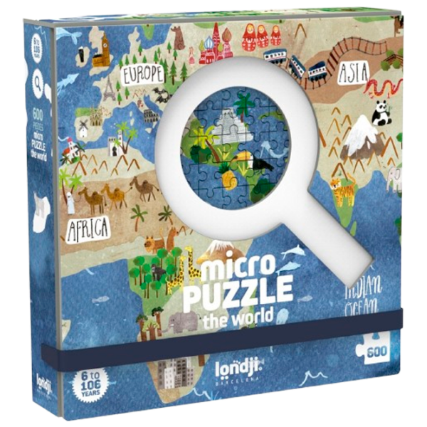 Puzzle Londji Discover the World (PZ201) Numărul de piese: 600, Vârsta recomandată: 6+ photo 5