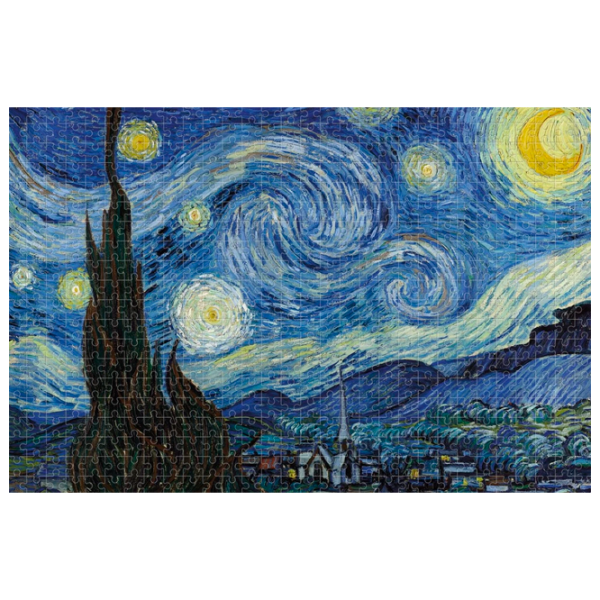 Puzzle Londji Starry Night (PZ203) Numărul de piese: 600, Vârsta recomandată: 6+ photo 1