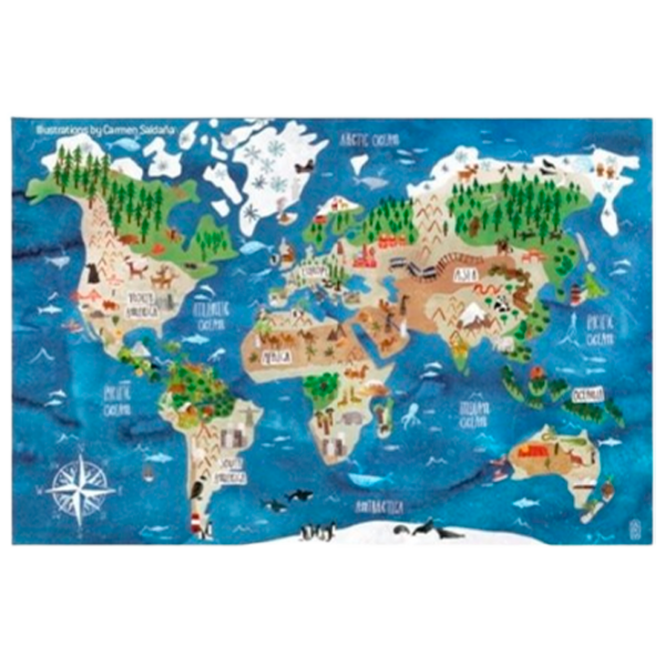 Puzzle Londji Discover the World (PZ410) Numărul de piese: 150, Vârsta recomandată: 5+ photo 1