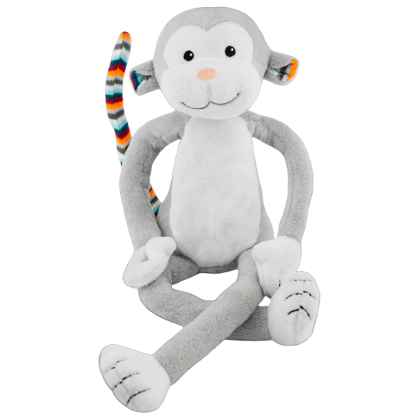 Jucărie interactivă Zazu Max Soft Toy Nightlight Gray 3+ photo 1
