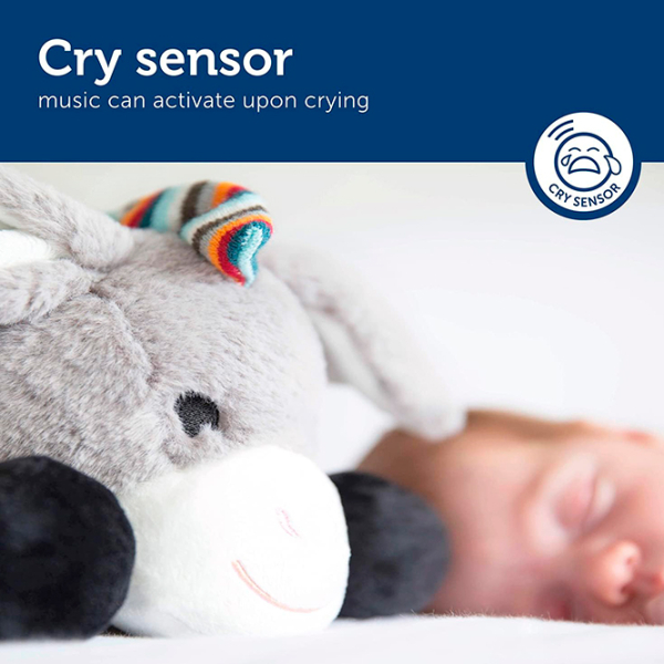 Интерактивная игрушка Zazu Animals Don Baby Sleep Soother Серый 0+ photo 5
