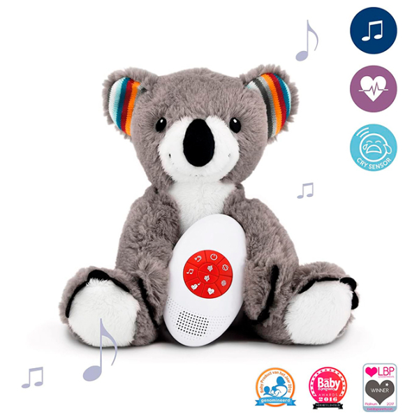 Jucărie interactivă Zazu Animals Coco Baby Sleep Soother Gray 0+ photo 9