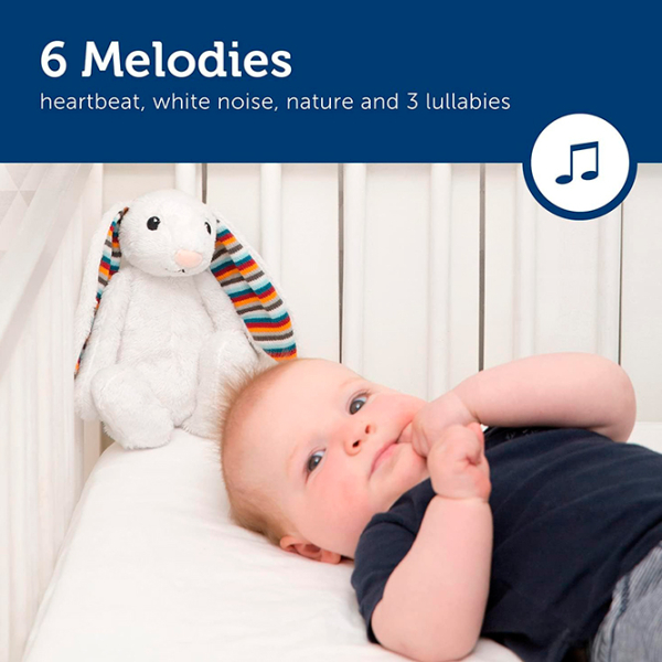 Интерактивная игрушка Zazu Animals Bibi Baby Sleep Soother Белый 0+ photo 4