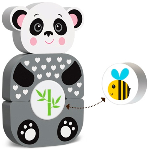 Cuburi Kids Hits Cute Panda KH20/004 Серый 1+ photo 3