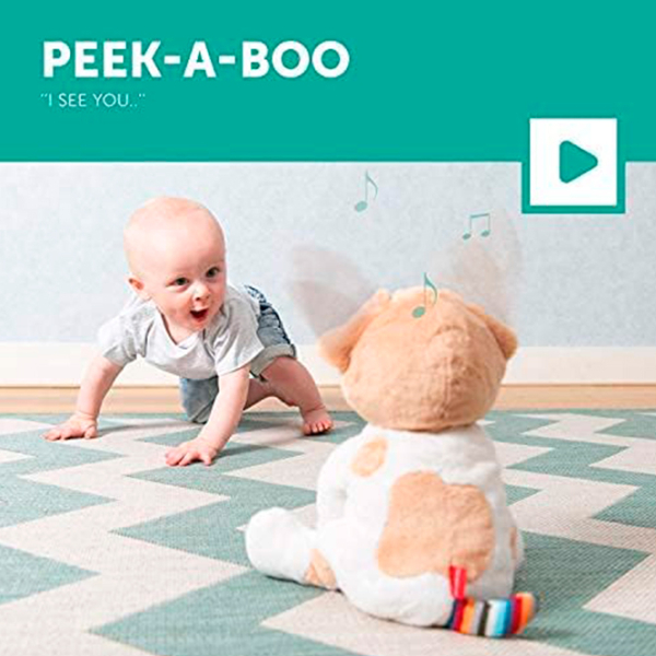 Интерактивная игрушка Zazu Danny Peek-a-boo Soft Toy Белый 0+ photo 6