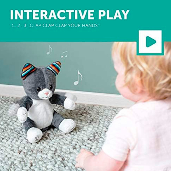 Jucărie interactivă Zazu Chloe Clapping Soft Toy Gray 0+ photo 7
