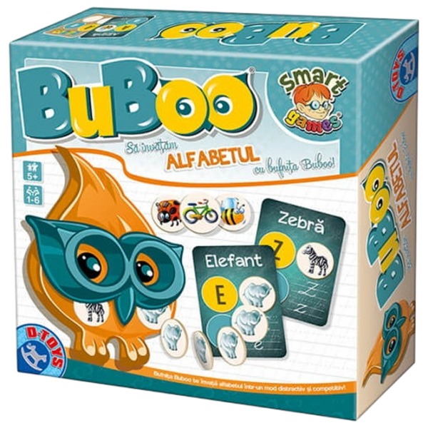 Joc educativ D-TOYS Învățăm alfabetul Dezvoltare, 5+