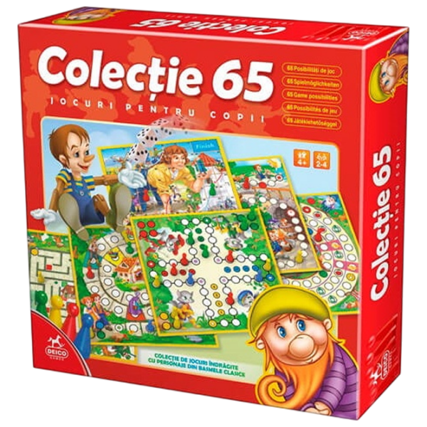 Joc de masă D-TOYS Collections 65 games Strategie, 4+
