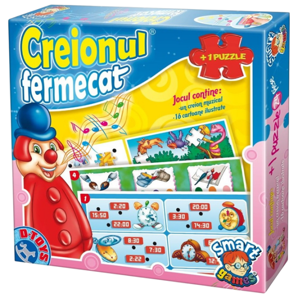 Joc de masă D-TOYS Creionul Fermecat+ Puzzle Dezvoltare, 4+