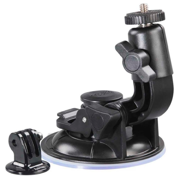 Подставка для экшн-камеры Hama Suction Mount with Ball Head 360 Черный  photo 2