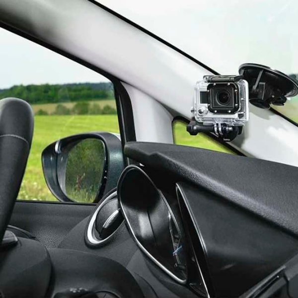 Подставка для экшн-камеры Hama Suction Mount with Ball Head 360 Черный  photo 4