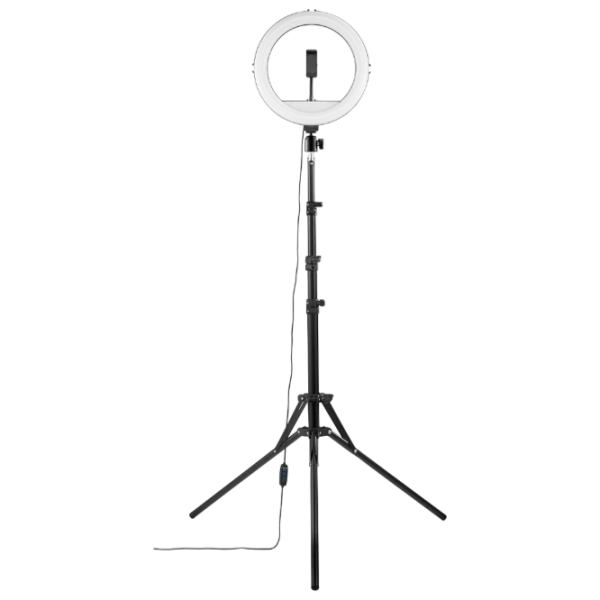 Trepied cu lampă Hama SpotLight Steady 120 III 300 mm Black  photo 1