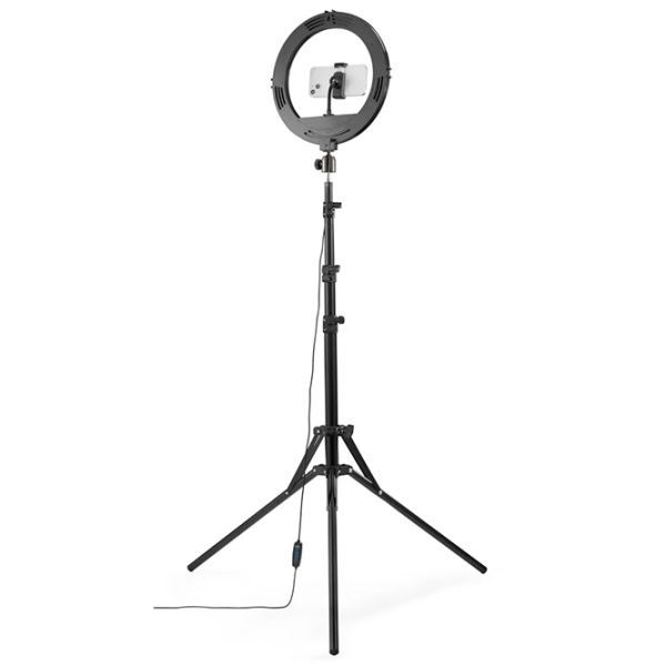 Trepied cu lampă Hama SpotLight Steady 120 III 300 mm Black  photo 2