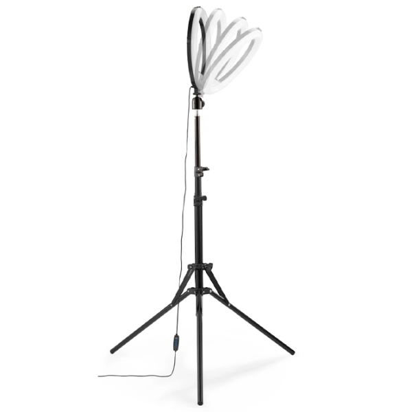 Trepied cu lampă Hama SpotLight Steady 120 III 300 mm Black  photo 4