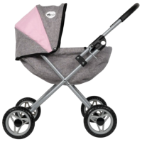 Cărucior pentru păpuși Bo. Deluxe Pram Pentru plimbare BD2103ML 2+