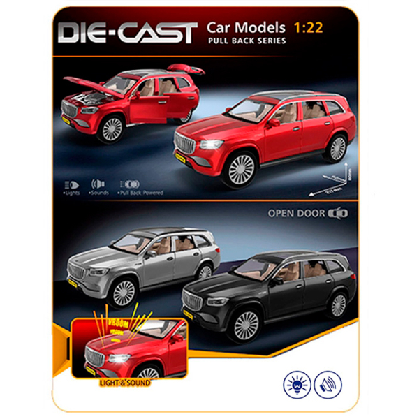 Машинка Die cast car HCL-905 Серый
Разноцветный  photo 6
