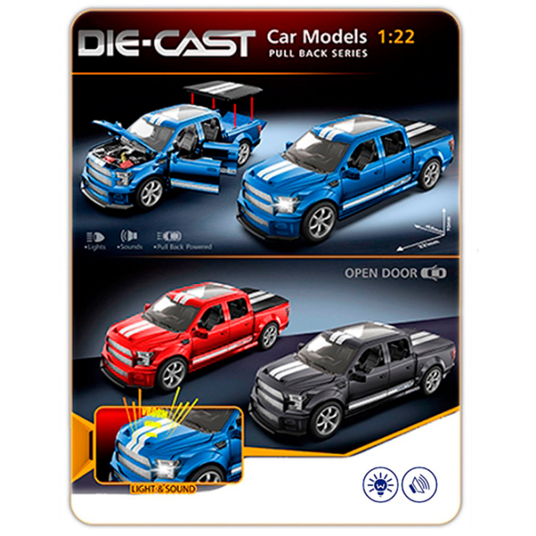 Mașină Die cast car HCL-903 Gray
Multicolor  photo 6