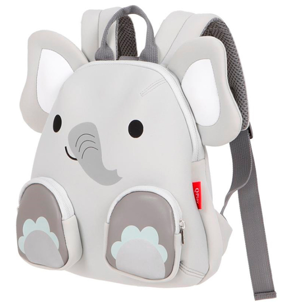 Ghiozdan pentru copii Qplay Kindy Elephant Red
Gray  photo 2