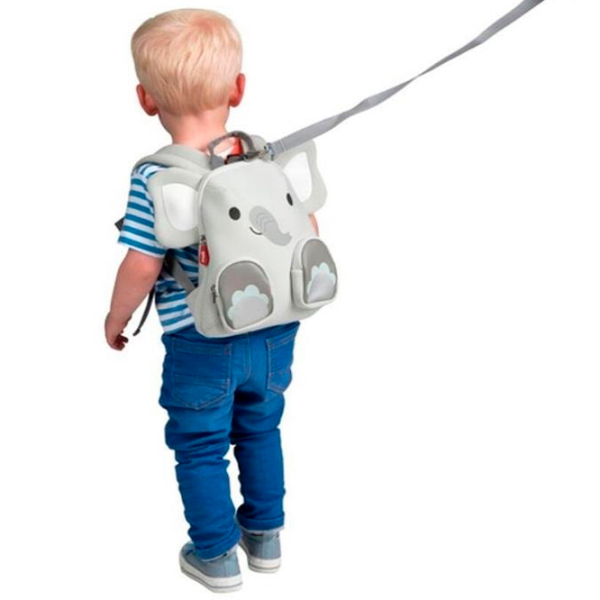 Ghiozdan pentru copii Qplay Kindy Elephant Red
Gray  photo 5