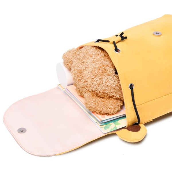 Ghiozdan pentru copii Qplay Kindy Giraffe Brown
Yellow  photo 3