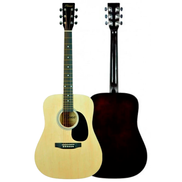 Chitară acustică Flame FG029-41 NT Set Natural Dreadnought, 4/4 photo 8