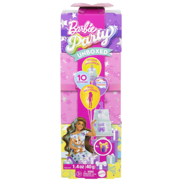Păpușă Mattel Barbie Party Unboxed model JFG72 3+ photo 3