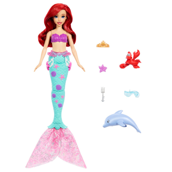 Păpușă Mattel Ariel sirenă JFC39 3+ photo 2