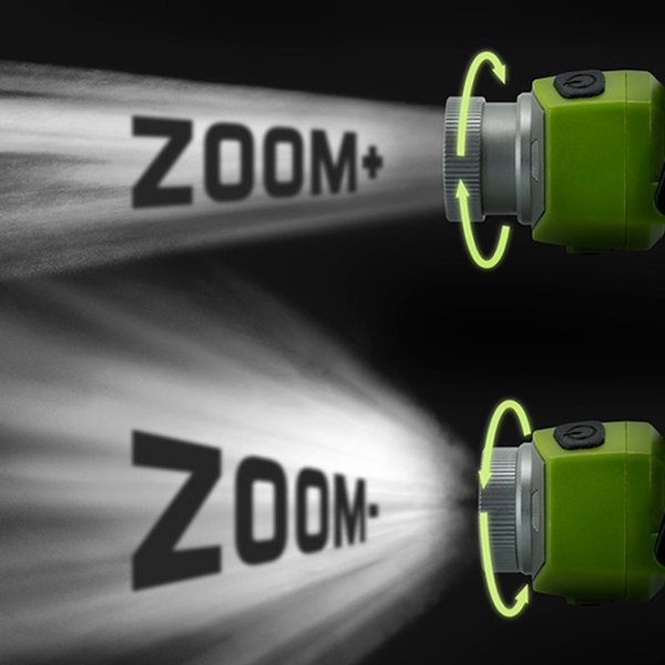 Lanternă Delphin OXUS Zoom Green  photo 4