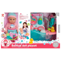 Păpușă ChiToys Bathtub doll playset bebeluș 8611 3+