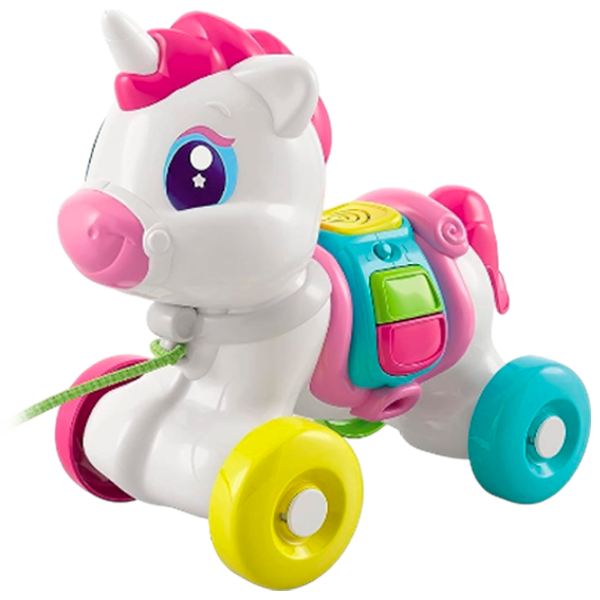 Игрушка каталка Clementoni Unicorn 17813 Белый 0.6+ photo 1