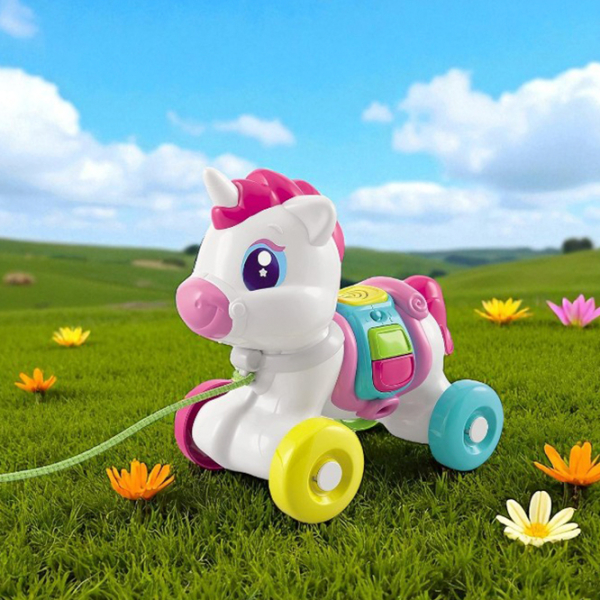 Игрушка каталка Clementoni Unicorn 17813 Белый 0.6+ photo 4