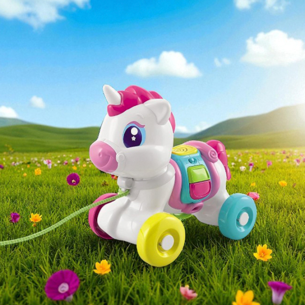 Игрушка каталка Clementoni Unicorn 17813 Белый 0.6+ photo 5
