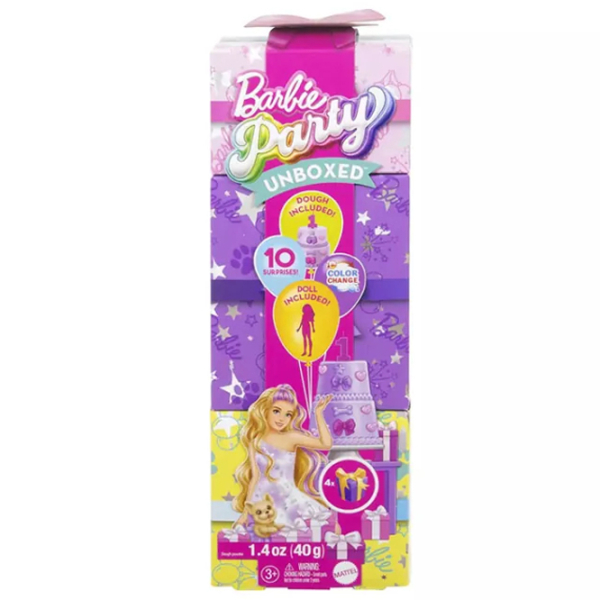 Păpușă Mattel Barbie Party Unboxed model JFG70 4+ photo 4