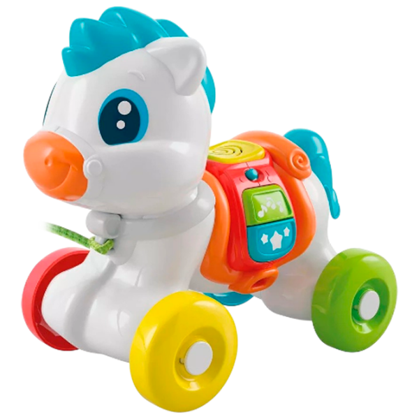 Игрушка каталка Clementoni Пони 17812 Белый 0.6+ photo 1