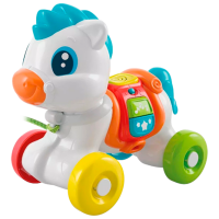 Игрушка каталка Clementoni Пони 17812 Белый 0.6+
