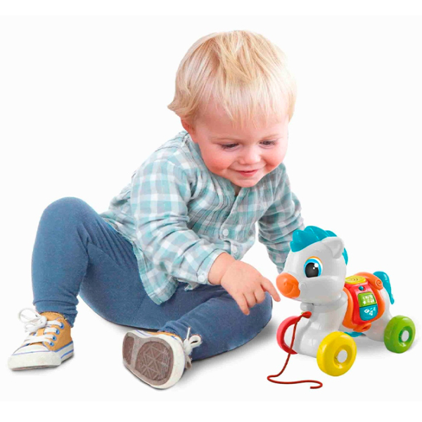 Игрушка каталка Clementoni Пони 17812 Белый 0.6+ photo 2