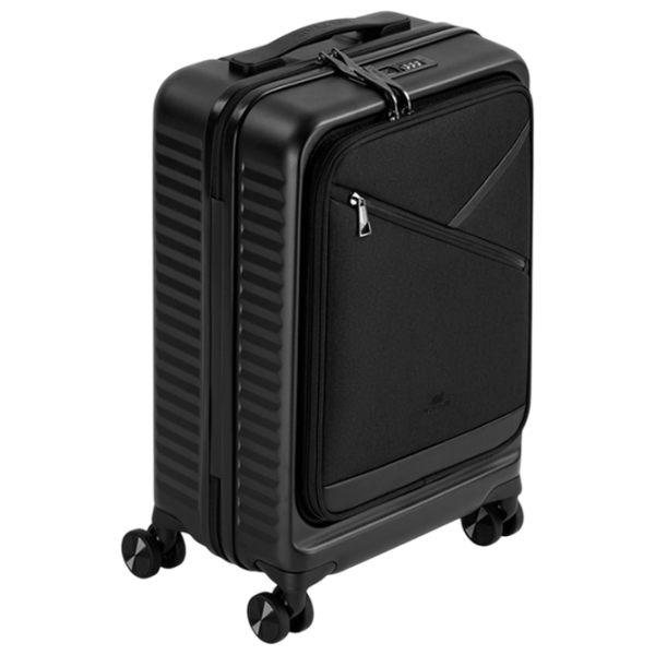 Valiză RivaCase Clark-ECO Hardshell Black Light Brown 28l   photo 2
