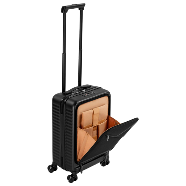Valiză RivaCase Clark-ECO Hardshell Black Light Brown 28l   photo 12