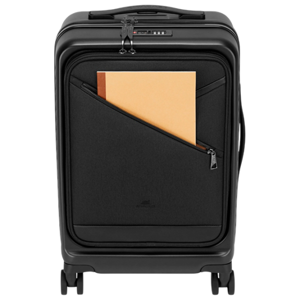 Valiză RivaCase Clark-ECO Hardshell Black Light Brown 28l   photo 16