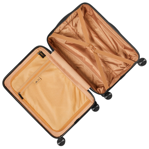 Valiză RivaCase Clark-ECO Hardshell Black Light Brown 28l   photo 17