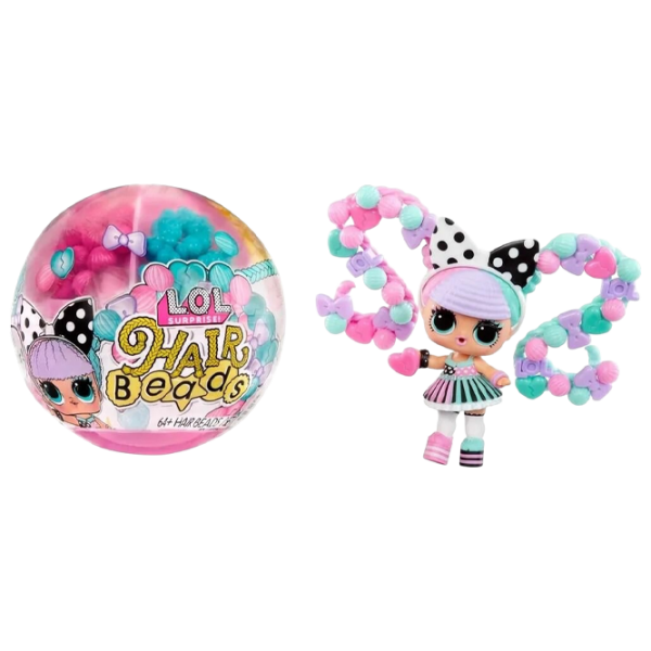 Păpușă L.O.L Surprise! Hair Beads Tots poopsie 511205 3+ photo 1