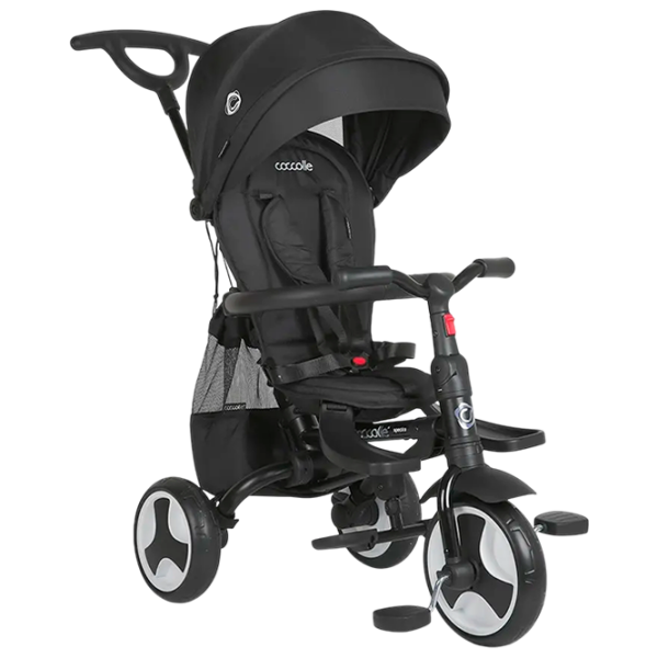 Triciclu Coccolle Spectra Plus Black  Oțel / Pentru copii photo 3
