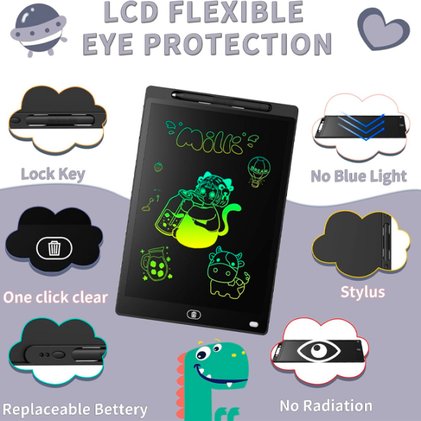 Графический планшет Fantasy LCD Writing GRAPHICTABLET2 Черный Для детей, 3+ photo 6