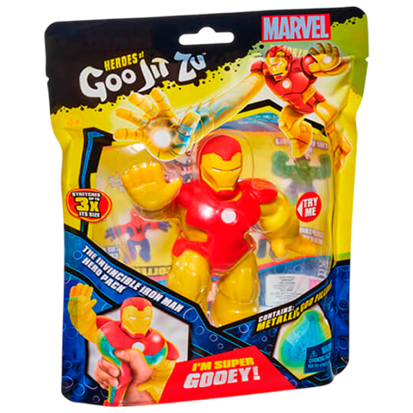 Jucărie antistres Goojitzu Moose Iron Man Blue Blue / 4+ photo 1