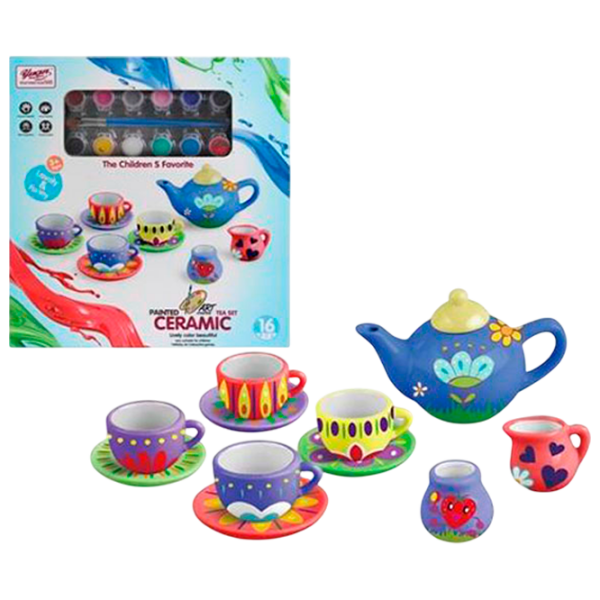 Set de creație Lulu Ceramic 555-DIY002 Multicolor Pentru copii, 3+ photo 1