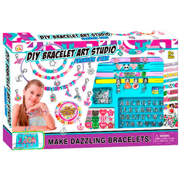Set de creație Lulu Fashion Star Make Dazzling Bracelets! 868-111 Multicolor Pentru fetițe, 6+ photo 1