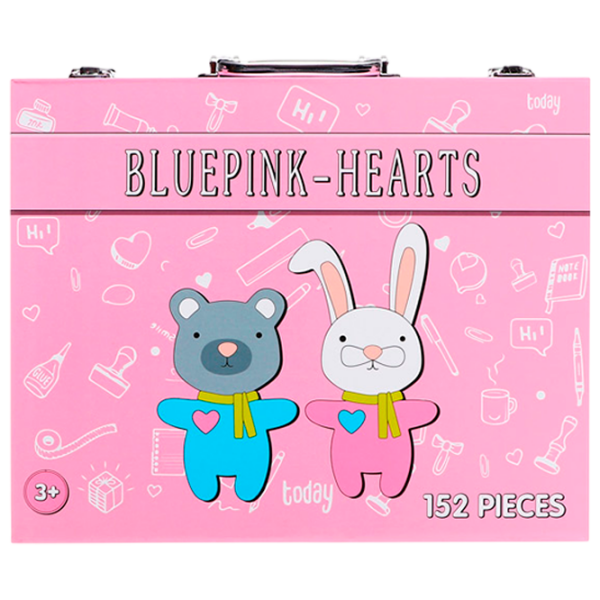Set de creație Lulu Bluepink - Hearts KBK691 Multicolor Pentru copii, 3+ photo 1