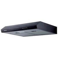 Hotă Backer SLIM 601M FBL Black 60 cm, Recirculare, 350 m³/h