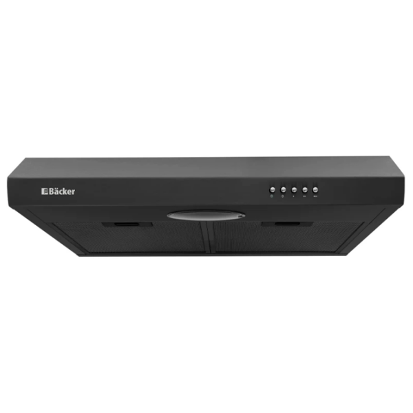 Hotă Backer SLIM 601M FBL Black 60 cm, Recirculare, 350 m³/h photo 2